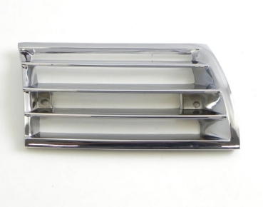 Gitter vorne Metal rechts Chrom Porsche 911 2.0-2.7 Porsche vergl. 90155943227 Hupenziergitter, Chrom, 911, 69-73